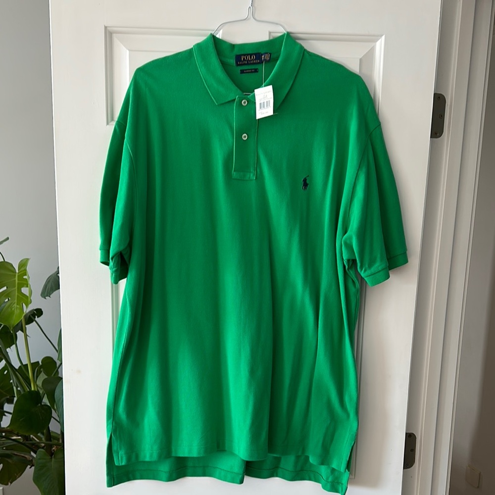 Polo by Ralph Lauren Men's Green Polo Shirt